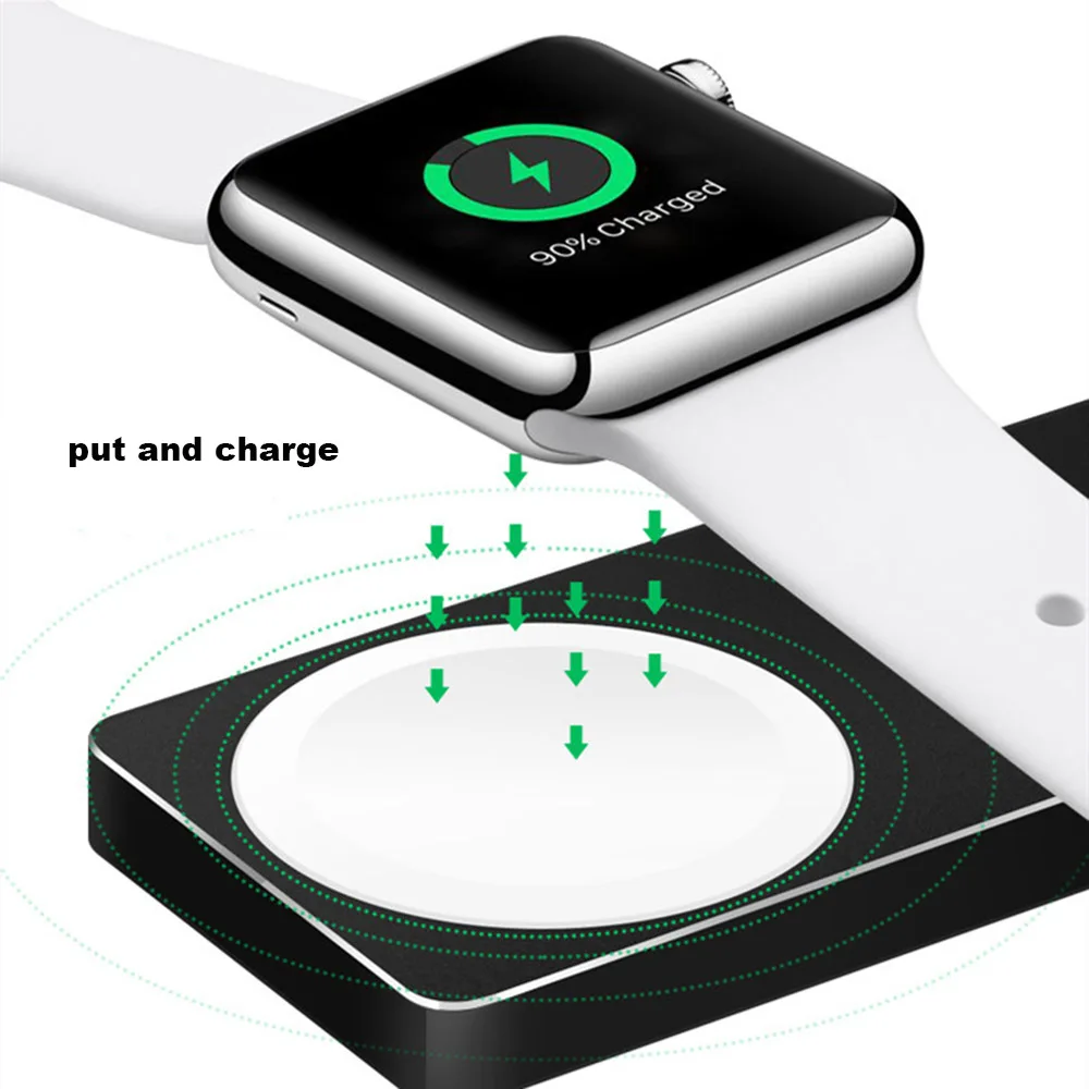 Магнитное Беспроводное зарядное устройство для Apple Watch серии 1 2 3 4 портативное