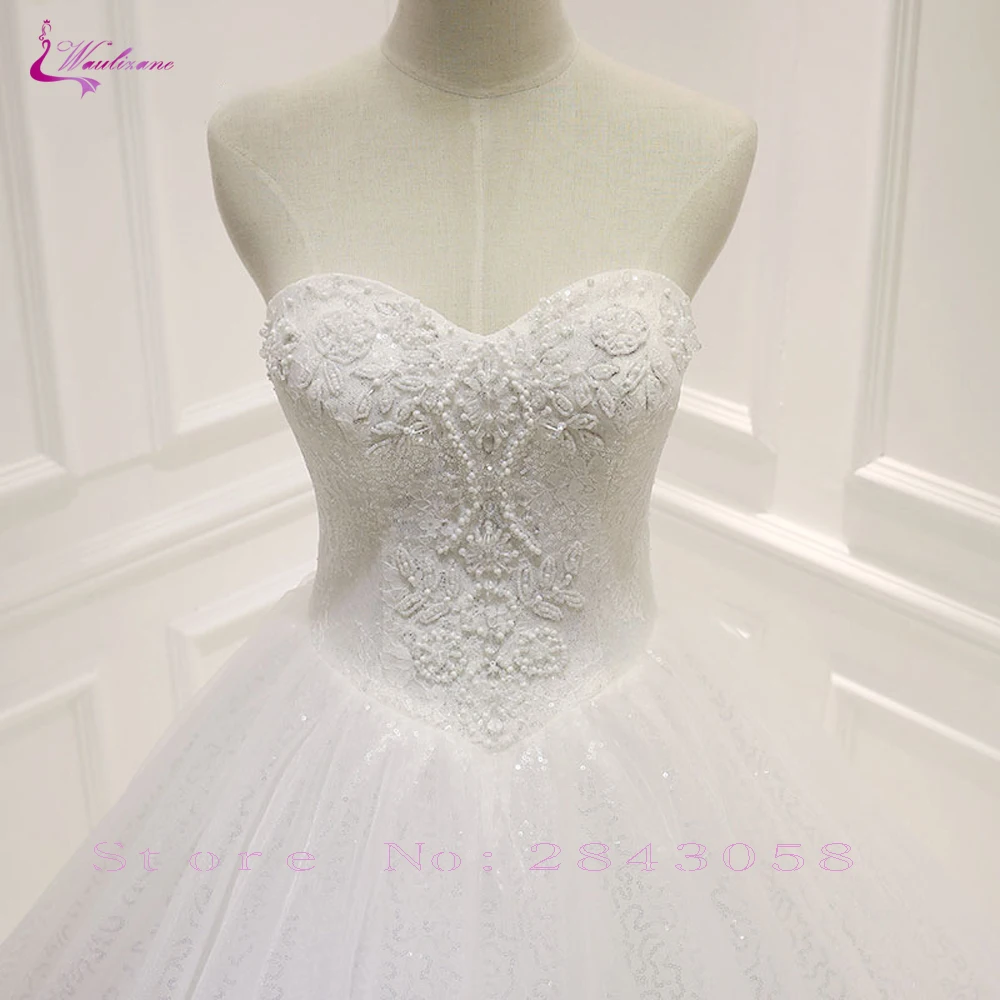 Waulizane CUSTOM MADEM Wedding Dress Custom Made With Beads Rhinestones Of Strapless Brdal Dress Floor Length Waulizane CUSTOM MADEM Wedding Dress Custom Made With Beads Rhinestones Of Strapless Brdal Dress Floor Length