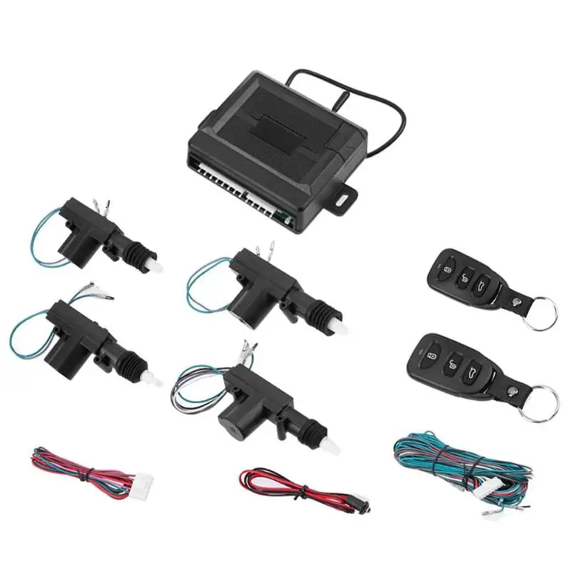 

Universal Central Locking Alarm Security Kit Car Remote Control Central Door Lock Keyless Entry Anti-theft System Car-styling