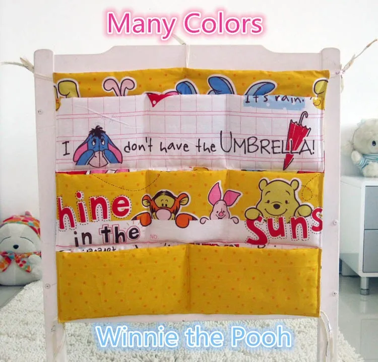 Conjunto de Cama do Bebê Berço para Bebês dos Desenhos Animados Armazenamento Pendurado Bolsas Elefante Bolsa 62*52cm 13 Mamãe e Bebê