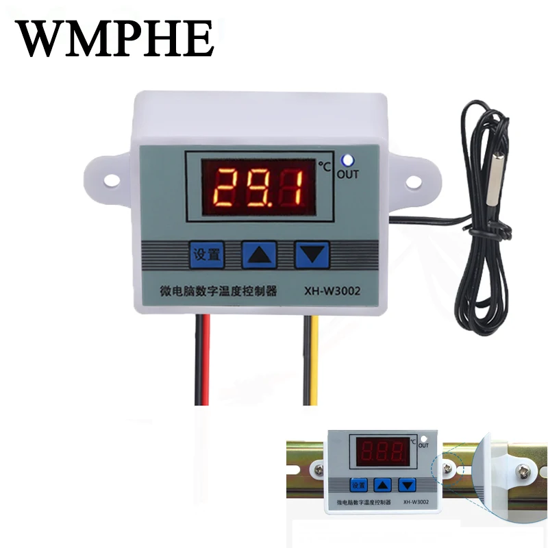 

10A Digital Thermostat Thermoregulator for incubator Microcomputer Temperature Control Switch XH-W3002 12V 24V 110V 220V