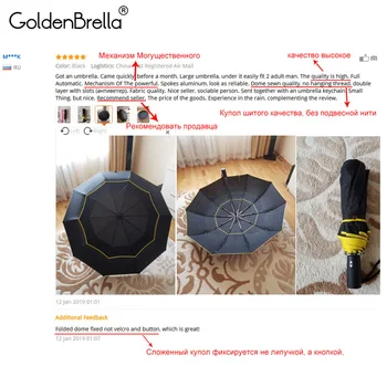 

Fully-Automatic Big Umbrella 120cm 2Layer 3Folding Umbrella Rain Women 10Ribs Windproof Paragua Fashion Business Family Umbrella