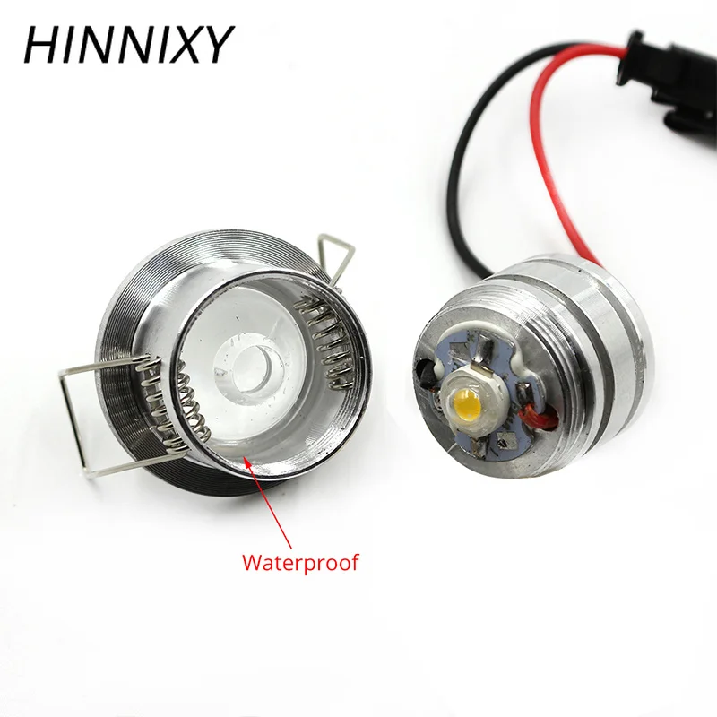 Hinnixy LED серебристый IP44 Водонепроницаемый мини Точечный светильник 110 В 220 в 3 Вт