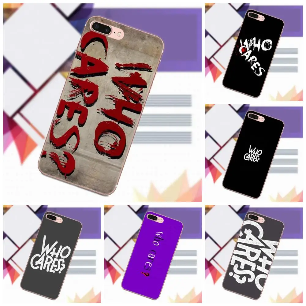 

Vvcqod Who Cares Text Soft Silica Gel For Samsung Galaxy A3 A5 A7 J1 J2 J3 J5 J7 2015 2016 2017