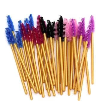 

500pcs/lot Eyelash Brush Disposable Comb Mascara Wands Eye Lashes Extension Applicator Makeup Tool Kit