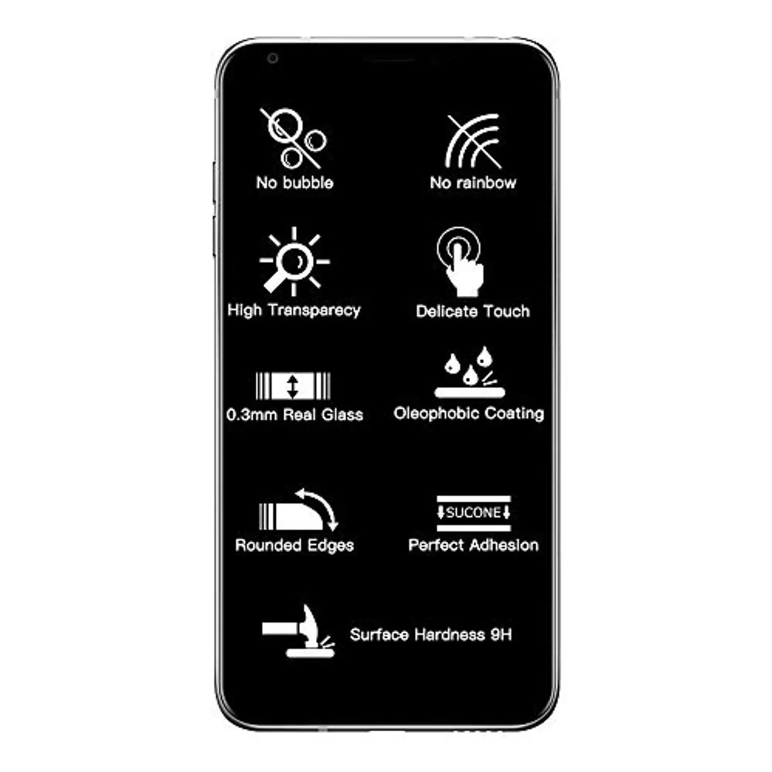 Полное покрытие из закаленного стекла для LG Q7 G7 G6 Q6 K10 K8 2017/6 Stylo 3 K7 V20 V30 V40 9H