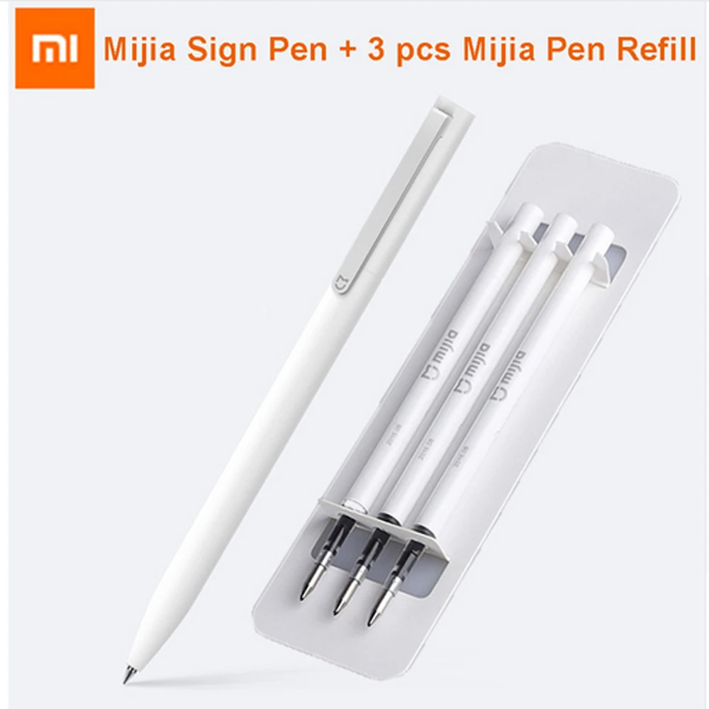 Новая оригинальная ручка xiaomi Mijia 9 5 мм металлическая для подписи PREMEC Switzerland