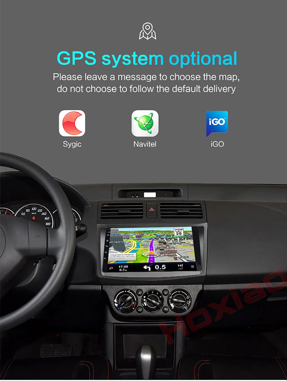 Excellent Hoxiao Android 6.0 for SUZUKI SWIFT 2011-2015 GPS HD multimedia player map navigation WIFI RDS BT no DVD 9  inch 2DIN car radio 11