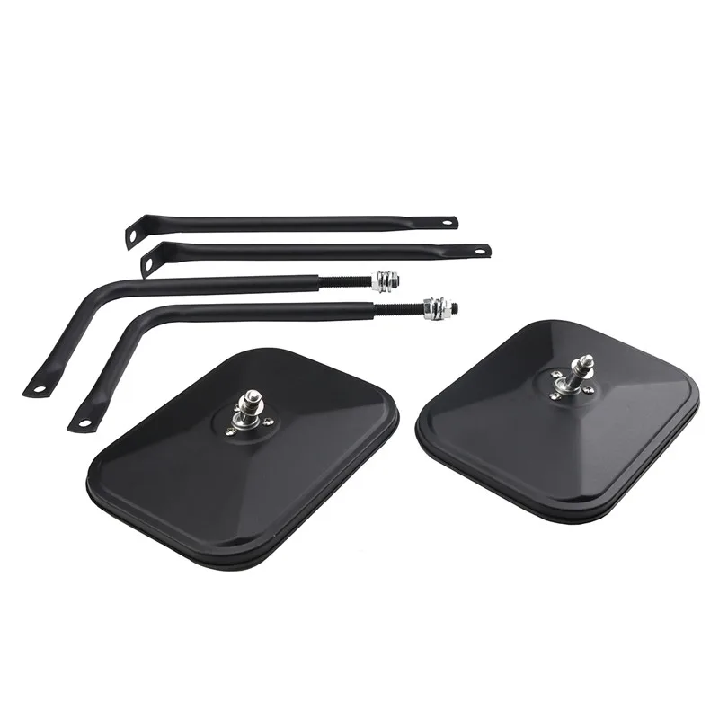 Black-Bolt-on-Door-Hinge-Mirror-Quick-Release-Mirror-Pair-Rectangular-for-2007-2017-Jeep-Wrangler (3)