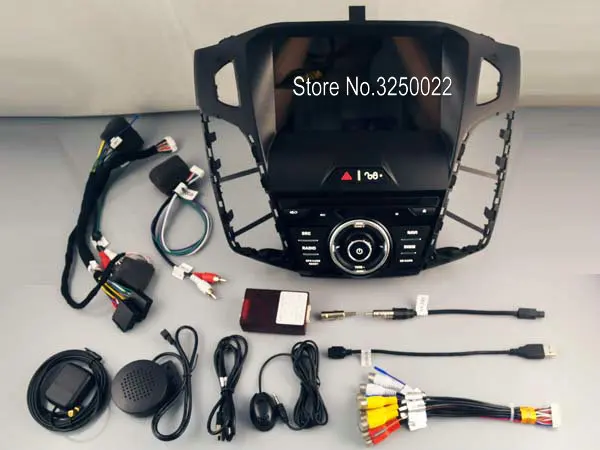 Top Android 9.0  Car Dvd Navi Player FOR FORD FOCUS 2012 audio multimedia auto stereo support DVR WIFI DAB OBD all in one 4