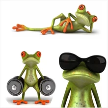 New arrival 3D Frogs Funny Car Stickers car styling vinyl decal sticker decoration High temperature & water Proof