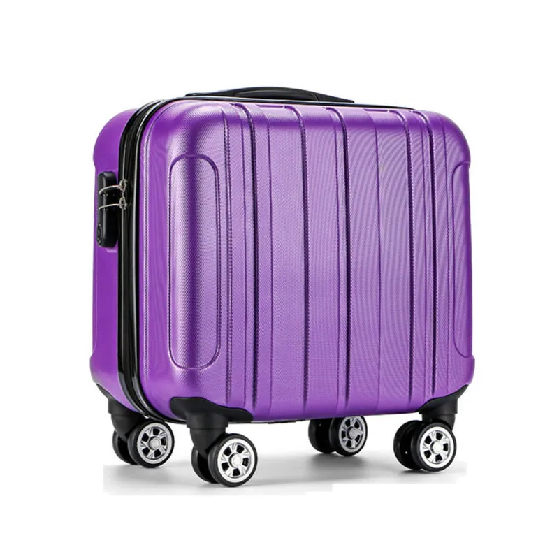 16 дюймов чемодан на колёсиках Чехол для сидения на колесиках чехол для багажа для путешествий Чехол s Чехол на колесиках чехол LGX33 - Цвет: Purple 16in
