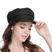 Открытый флуоресцентный Женский козырек утка язык плоская кепка Регулируемый Женский козырек сплошной цвет
