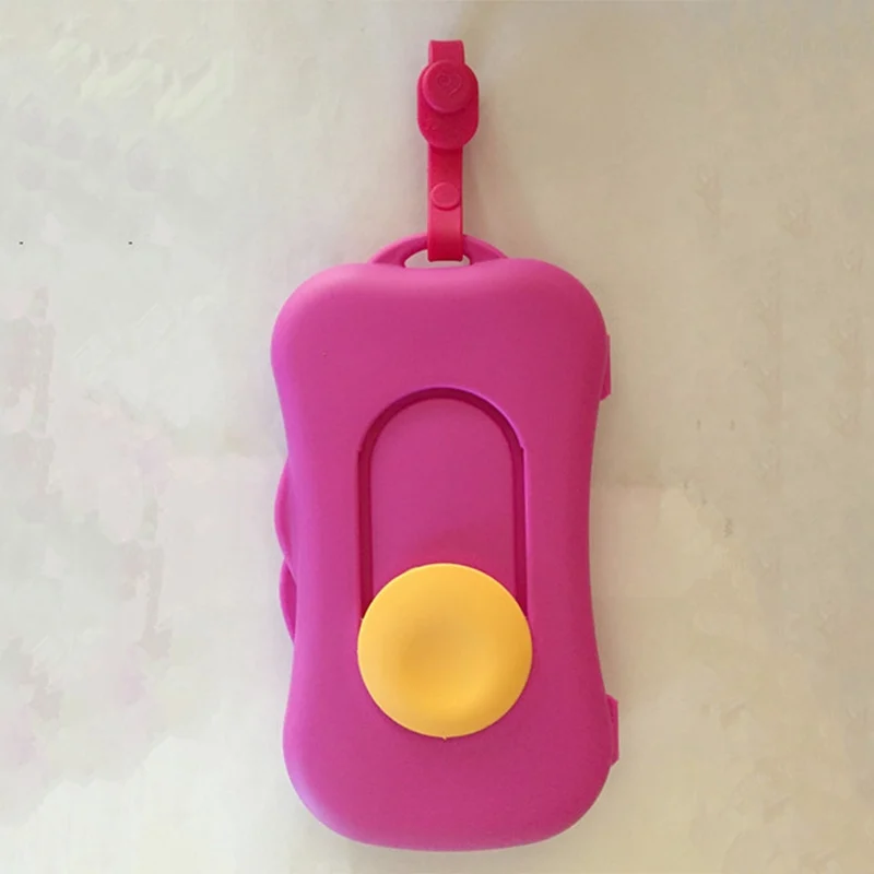 Baby Travel Wipe Case Child Wet Wipes Box Changing Dispenser Storage Holder Tissue Boxes 12*22cm | Мать и ребенок