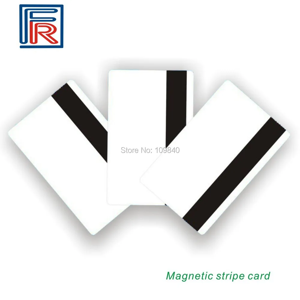 50 шт./лот Hi-Co пустой ПВХ магнитная полоса карты с 3 трека для печати по Пластик карты принтера