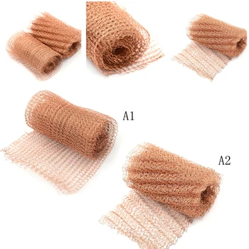 

1 PC Copper 100mm Width Corrugated Copper Mesh For Distillation Reflux Moonshine Brewing Pest Control
