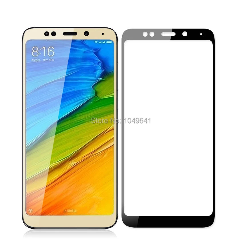 KXM1290_5_2D Full Screen Covered Explosion-proof Tempered Glass Film for Xiaomi Redmi 5 Plus 5.99 inch