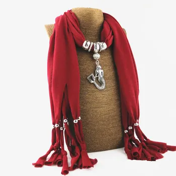 

Women's new mermaid fashion necklace scarf for female friends best gift Fashion women's wild scarf shawl