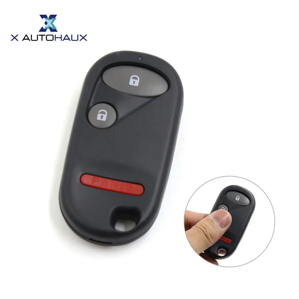 

X AUTOHAUX Car Keyless Entry Remote Transmitter Control Fob NHVWB1U521 NHVWB1U523 For Honda Civic 01-2005 For Pilot 2003 TO 2007