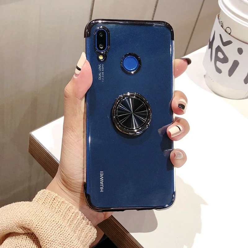 Для OPPO Realme XT X2 Pro Чехол с кольцом на палец для телефона задняя крышка для OPPO Realme XT 5 3 Pro A9 A5 Мягкий противоударный чехол