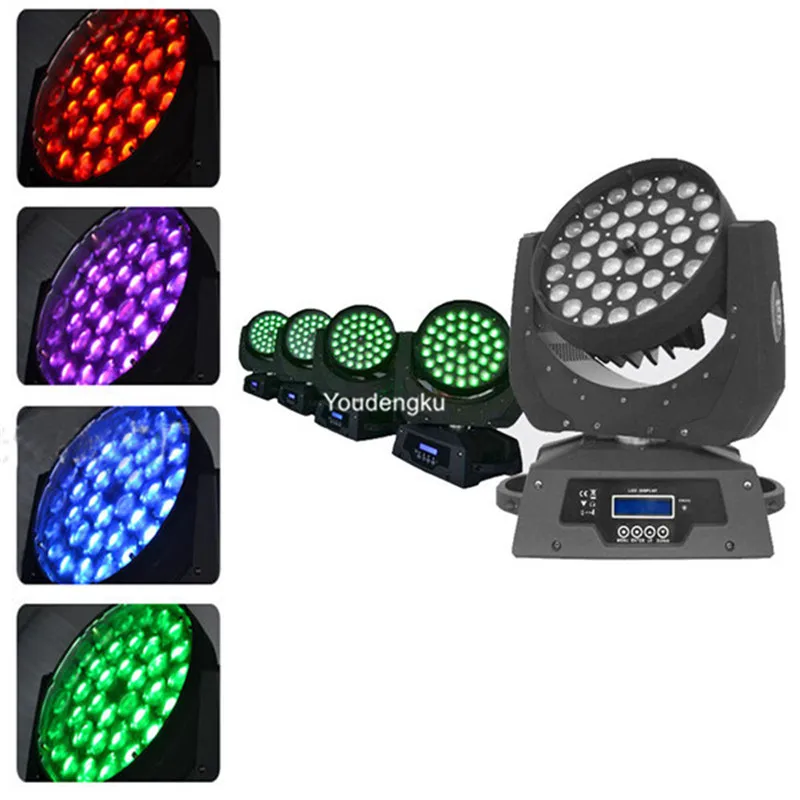 Dmx led движущаяся головка wash rgbwa uv 6 в 1 lyre zoom 36x18 Вт | Лампы и освещение