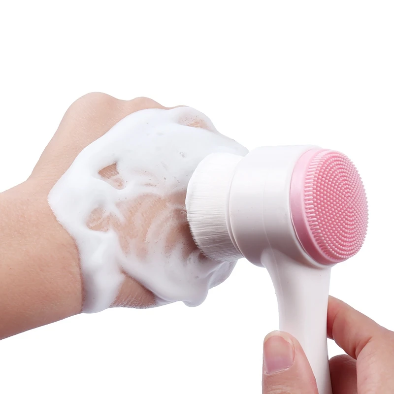 Dual-Sided-Exfoliating-Cleansing-Massaging-Facial-Brush-Exfoliating-Bristles-Silicone-Superfine-Synthetic-Hair-Silicon-Brush (1)