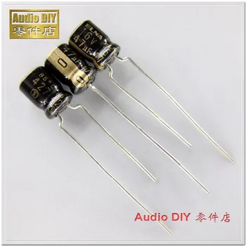 

20PCS/100PCS ELNA Black Gold R2A 47uF 16V 16V47UF Copper Foot Small Volume Audio Capacitor