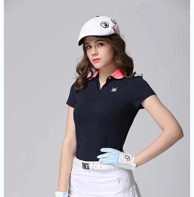 New Breathable Golf Polo Shirt Women Short Sleeved Quick Dry T shirt ...