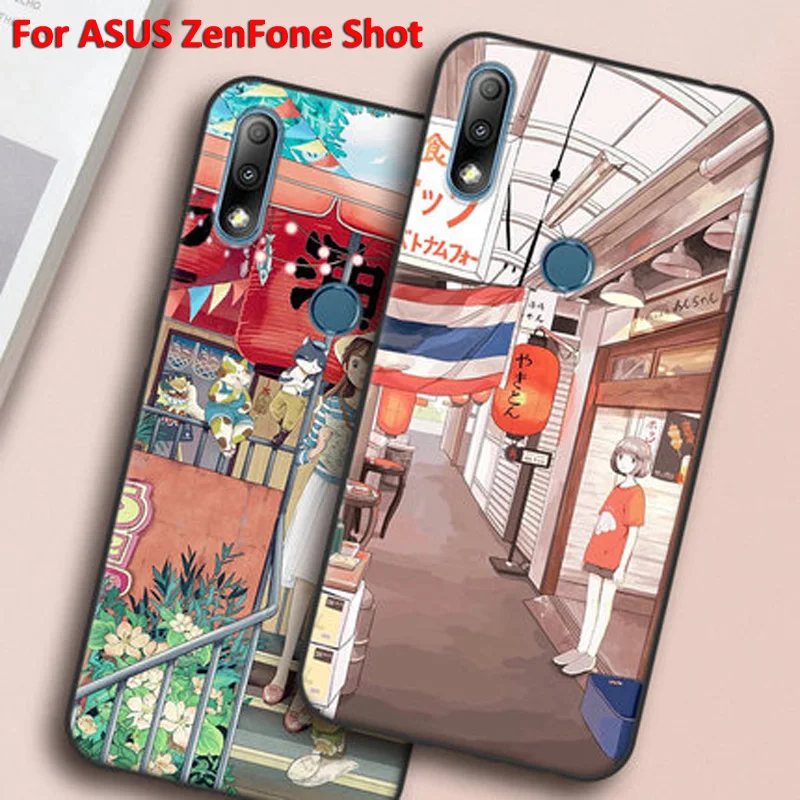 Для ASUS ZenFone Shot ZB634KL чехол для девочки цветок мягкий силиконовый TPU чехол для телефона для ASUS ZenFone Shot защитные чехлы задняя крышка