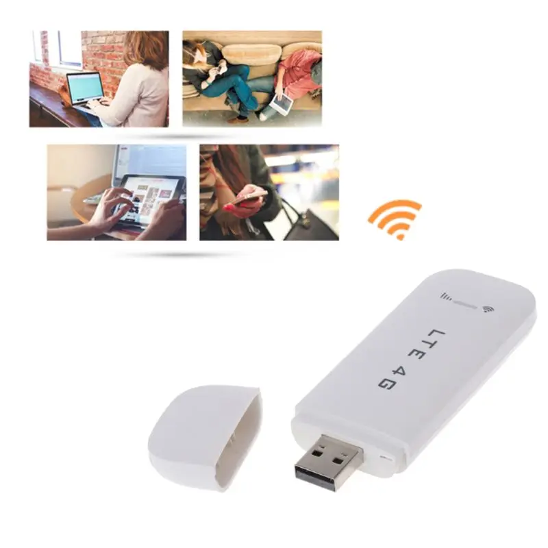 

4G LTE USB Modem Network Adapter With WiFi Hotspot SIM Card 4G Wireless Router For Mac 10.4 IOS Win XP Vista 7/10