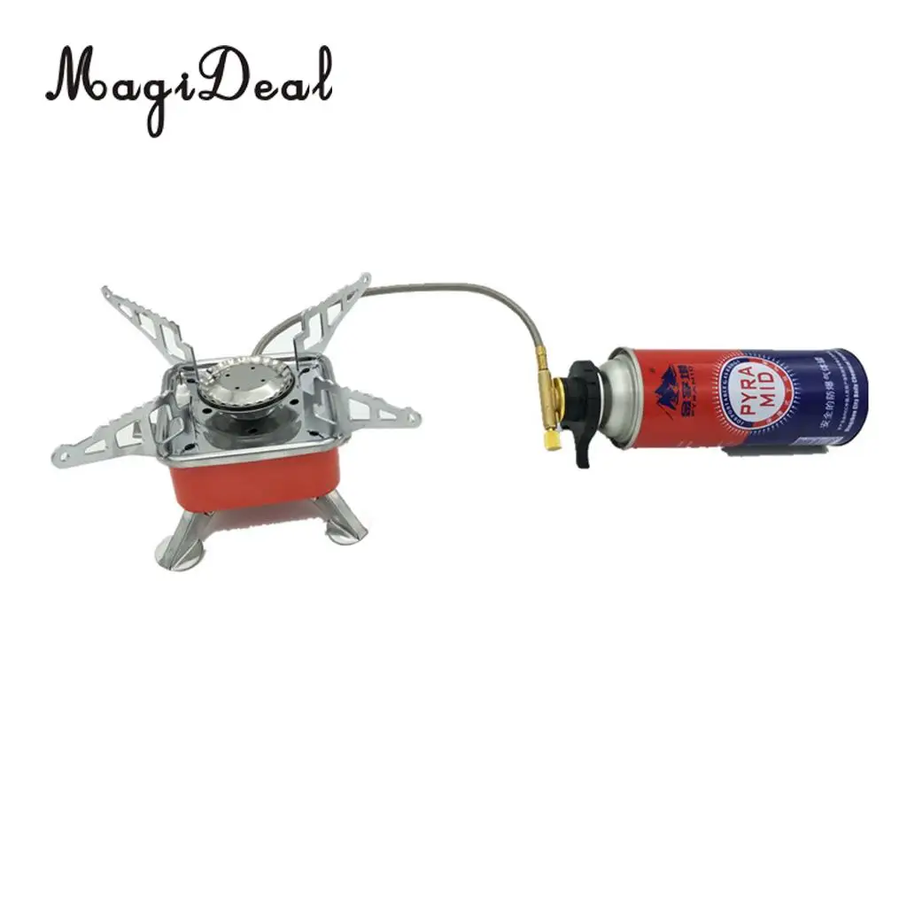 

MagiDeal Lightweight Outdoor Camping Gas Stove Burner Tank Adapter Connector for Long Gas Tank Travell Picnic BBQ Accessories