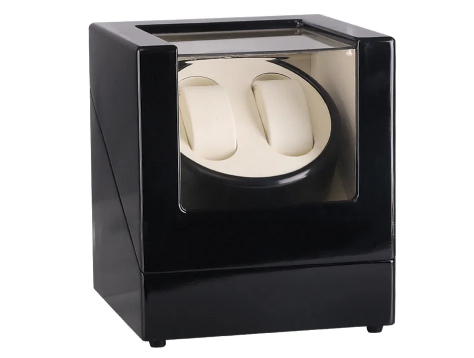 Автоматическая Horloge смотреть Winder деревянной коробке 2 сетки Roate двигатель смотреть Winder случае доставка Uhrenbeweger Remontoir Montre Automatique