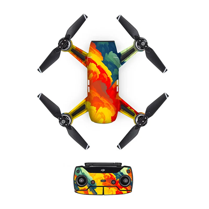 

(27 Colors) Waterproof FPV Drone Protective Sticker for DJI Spark Carbon Fiber Skin Cover Stikers For DJI Spark Accessories