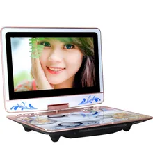 13 inch Portable Games 3D HD Big screen DVD EVD Player mobile theater machine video singing with TV Card MP3 Speaker game music