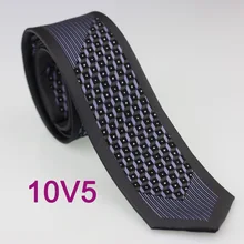 YIBEI coahella галстуки мужские черные окаймленные серебряные точки темно-фиолетовая полоса стереоскопический впечатление галстук с рисунком «Шотландка» тонкий шейный галстук 6 см