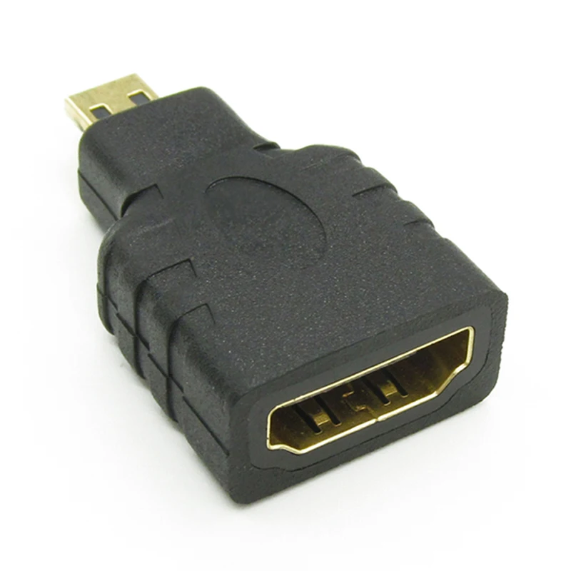 Высокоскоростной микро HDMI Мужской к HDMI Женский адаптер конвертер кабель HD 3D 1080P позолоченный HDMI V1.4 разъем для HDTV xbox PS3