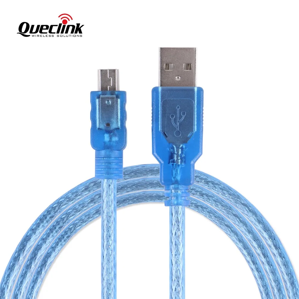

Queclink Mini USB Data Cable 1.5M Blue Configure Configuration Cable Line For GL300W GPS Tracker Locator