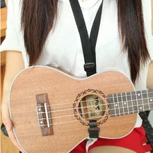 Outsp 1pcs Black Guitar Strap Small Four-string Guitar Straps Ukulele Bass Strap Guitar Accessories