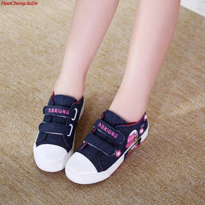 HaoChengJiaDe Kids Shoes For Girls Children Canvas Shoes Boys Sport Shoes Candy Color Fashion Sneakers Children Casual Shoes