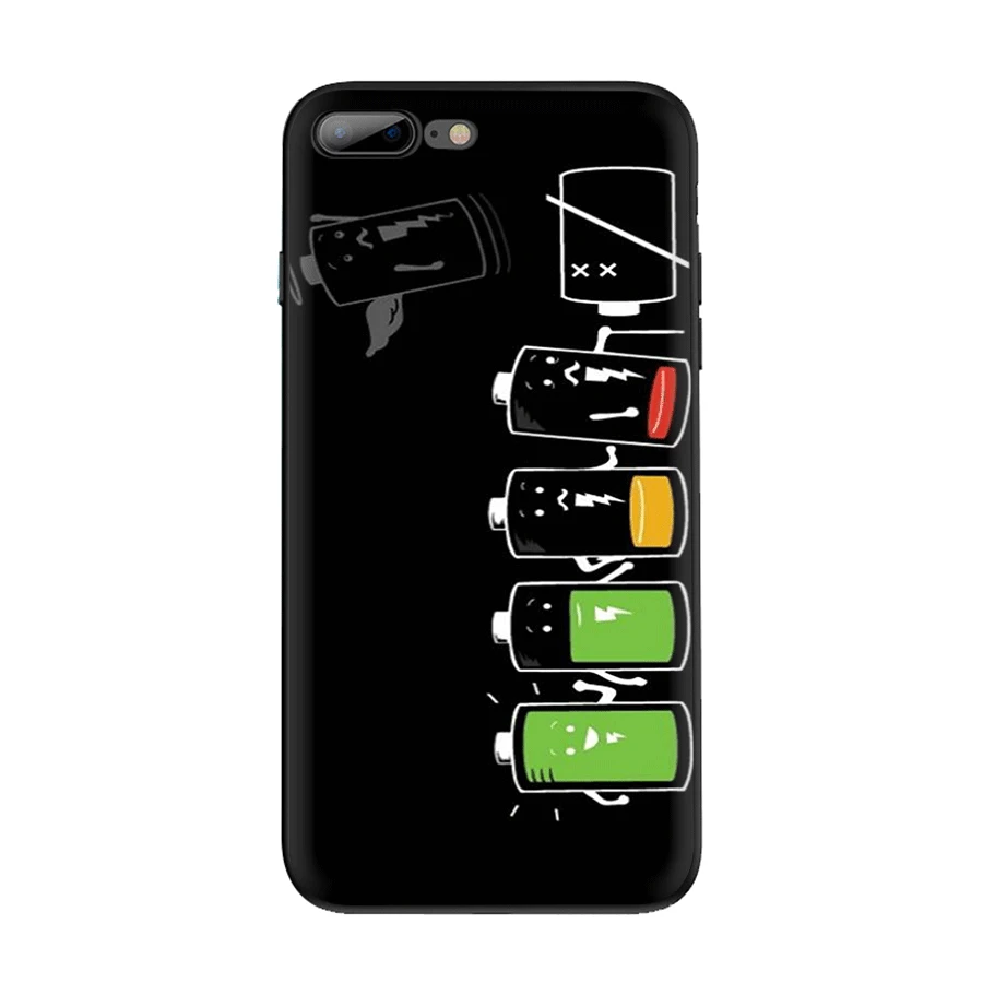 Чехол для мобильного телефона Desxz Battery Drums iPhone 11 Pro X XS Max XR 6 6s 7 8 5 5S SE|Чехлы-накладки| |