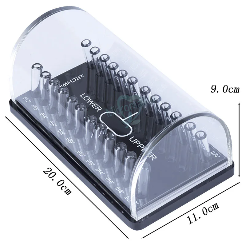 

High Quality Dental 1 pcs Dental Acrylic Organizer Holder for Orthodontic Round Archwires