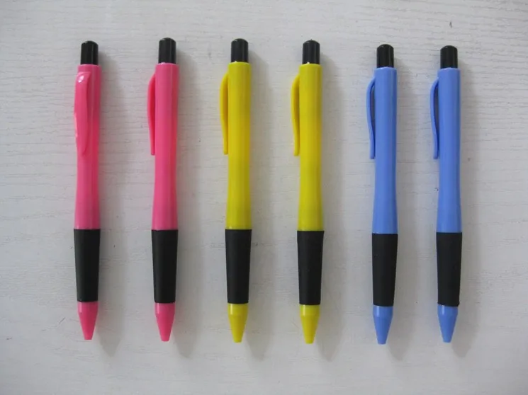 cesitli renk promosyon kalem akilli kalem makinesi tukenmez kalem bir renkli baski tukenmez kalem