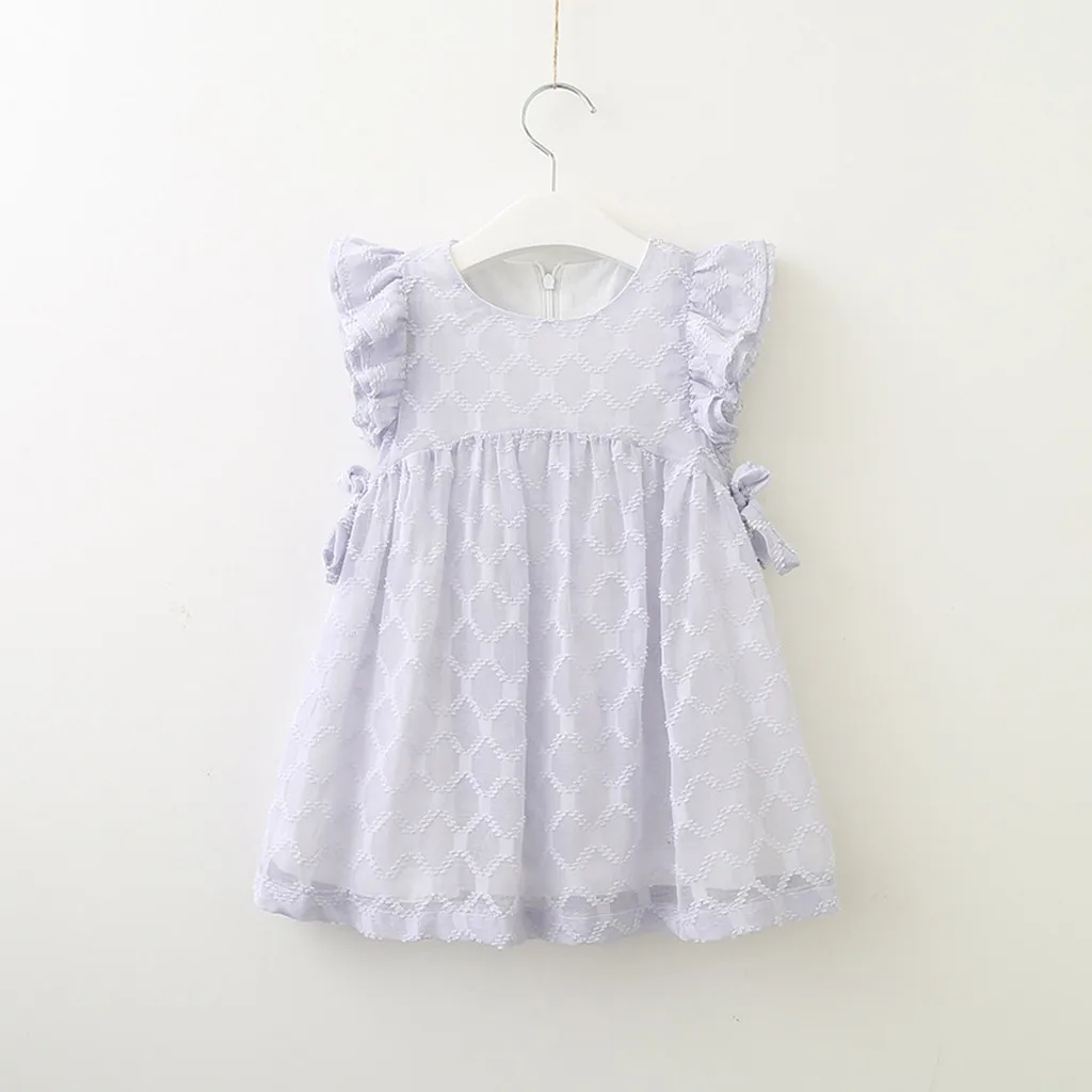 Г. ARLONEET, новое летнее платье сетчатая Одежда для маленьких девочек шифоновое праздничное платье принцессы с бантом, Z0205