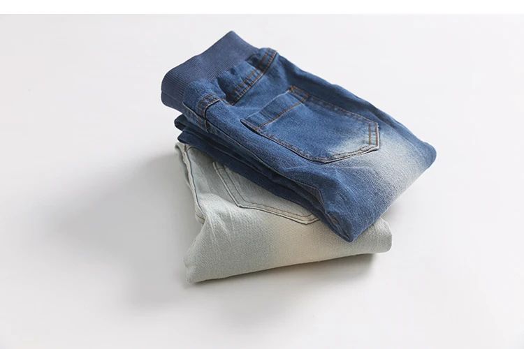 2018 Spring Autumn New 3-12 Years Children Elastic Long Trousers Washed Lace Spliced Skinnny Baby Kids Girls Denim Jeans Pants (17)