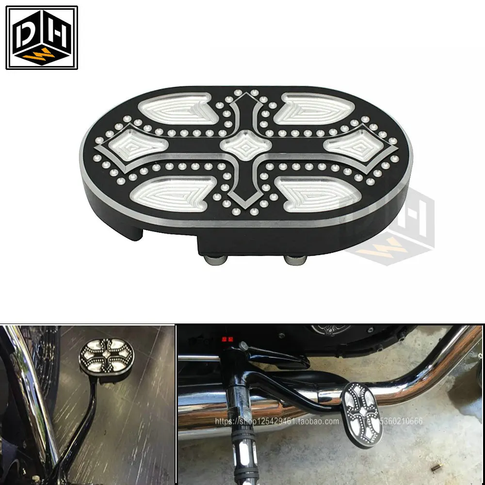 CNC Motorcycle Rider Passenger Foot Pegs Footpeg Pedal For Harley XL883