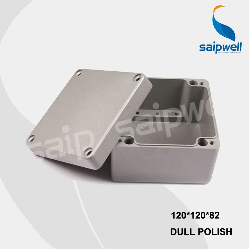 120*120*82mm Size Industrial Waterproof Aluminium Box With Ce,rohs