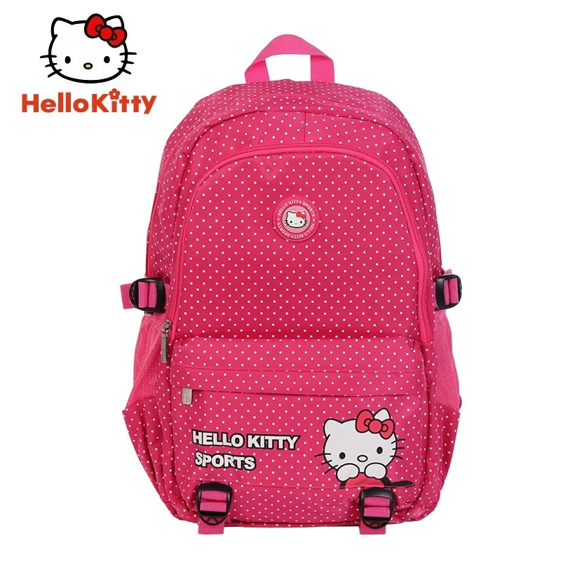 Hello Kitty Women Backpacks Sports Girl Running Bag New Pink Cute Book