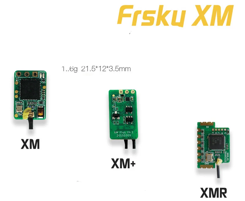 Мини-ресивер Frsky 16 каналов PWM XM +/XMR ssus выход на самолет с неподвижным крылом 1 5 км |