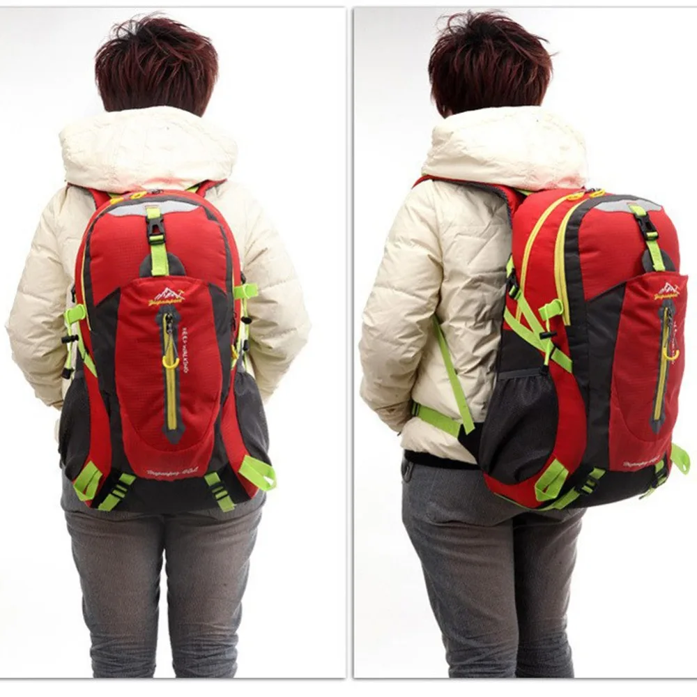 40L Outdoor Backpack Camping Bag Waterproof Mountaineering Hiking Backpacks Molle Sport Bags Climbing Rucksack Mochila Feminina