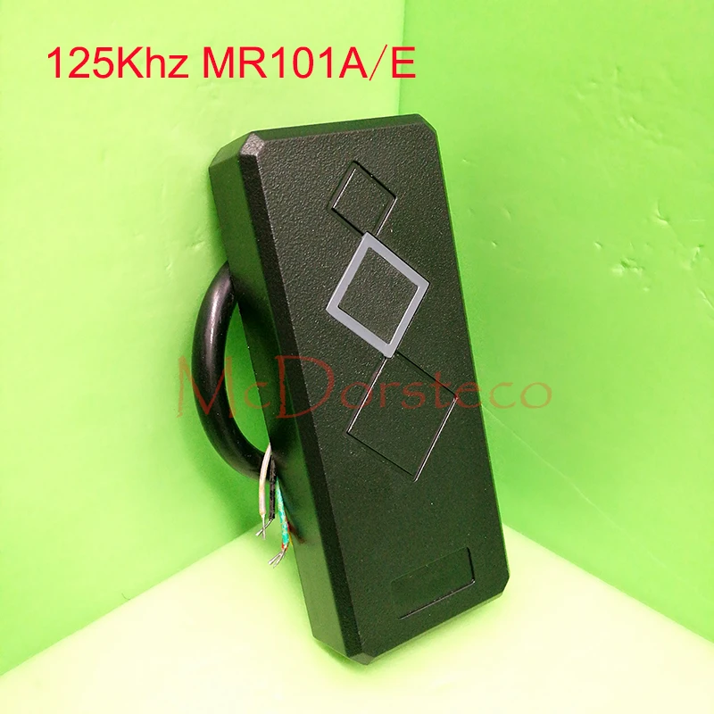 Slim Mini Size Waterproof Wiegand 26//34 125KHz EM RFID Reader For Door Access Control Proximity RFID Reader Black Color